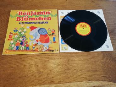 Benjamin Blümchen Folge 21 Als Weihnachtsmann 1982 Kiosk 6.25334 Deutsche Pressung NM/VG